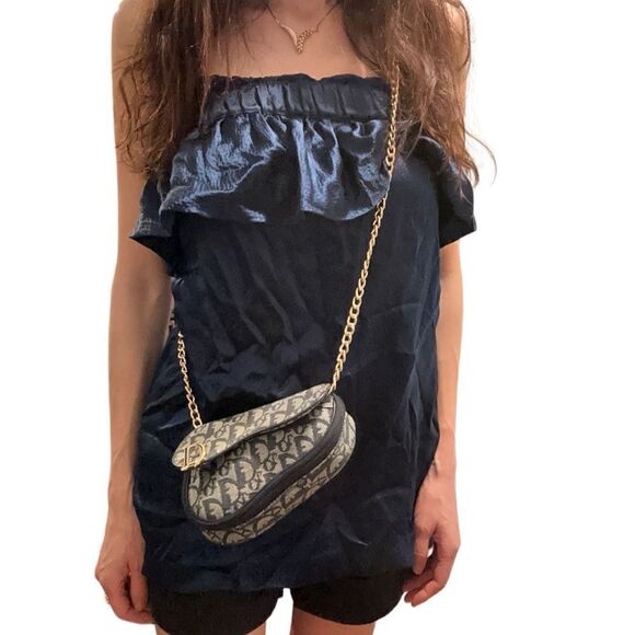 COPY - Dior blue Saddle Pouch - Picture 3 of 16